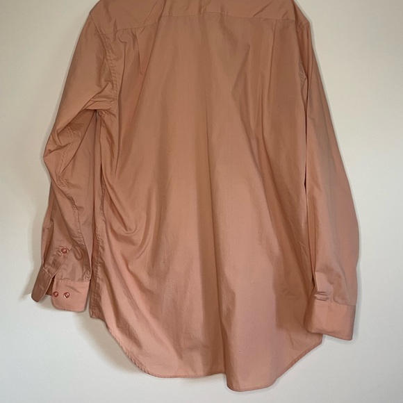 ✿ Cricketeer Salmon Button Down Size L - Picture 3 of 3